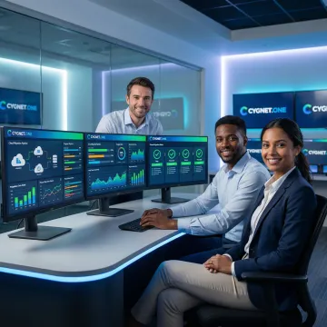 Data engineers executing a phased data warehouse migration using cloud dashboards