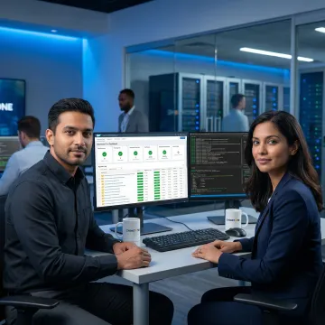 SAP testing team executing migration validation test cases on enterprise systems