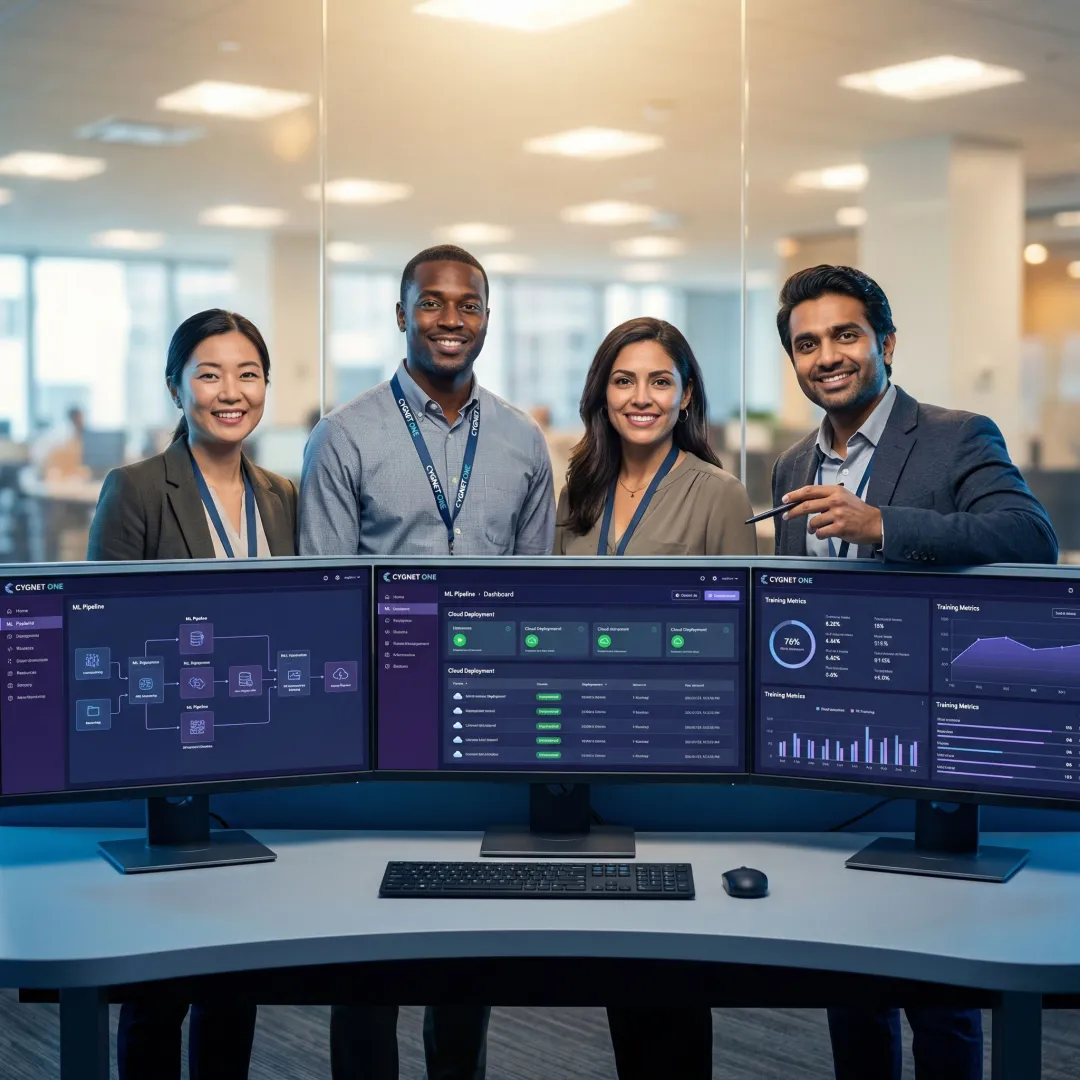 Data engineering team building AI pipelines and deploying machine learning models on cloud infrastructure
