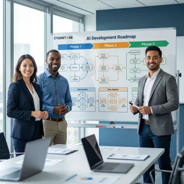 Step-by-step AI agent development process from ideation to deployment