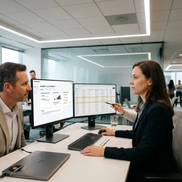 Healthcare cybersecurity team monitoring patient data systems