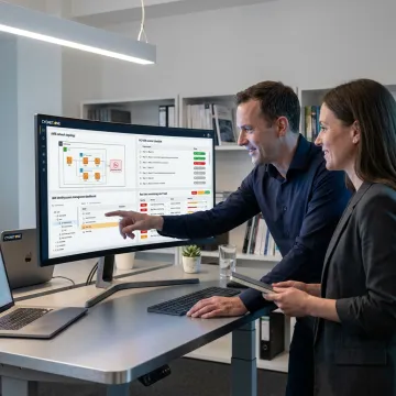 Cloud security team reviewing AWS PCI architecture plans