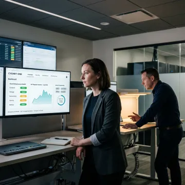 Managed IT support team monitoring enterprise systems