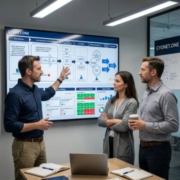 Product engineers reviewing sprint plans and release metrics