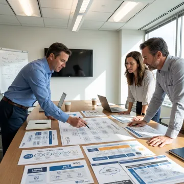 Healthcare data security planning session