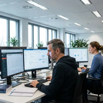 Modern data warehouse architecture dashboard