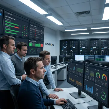 Disaster recovery operations center monitoring cloud backups