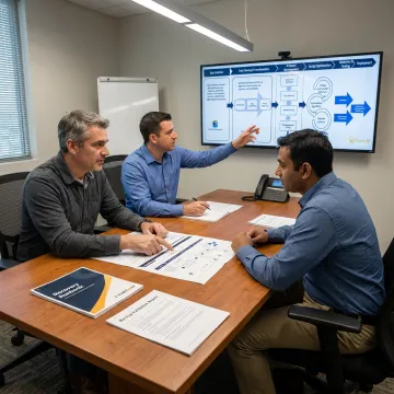 IT team validating disaster recovery process