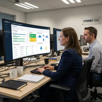 Enterprise data migration dashboard and cloud platform planning