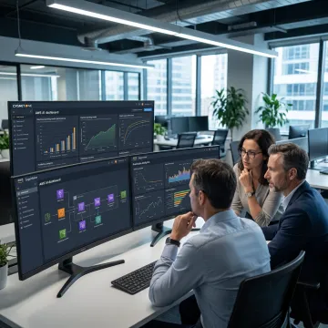 AWS AI and machine learning dashboard