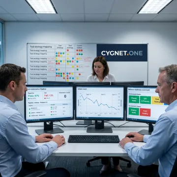 QA consultants planning a software testing process