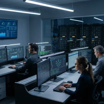 Enterprise IT infrastructure monitoring center