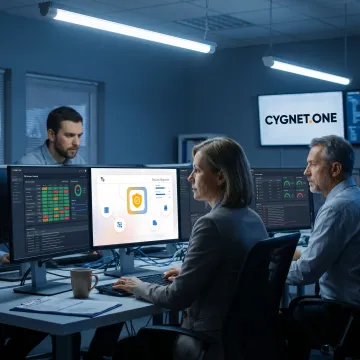 Secure healthcare infrastructure monitoring dashboard