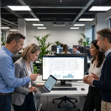Enterprise AI agent assist dashboard