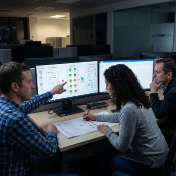 Data engineers mapping an ETL consulting process