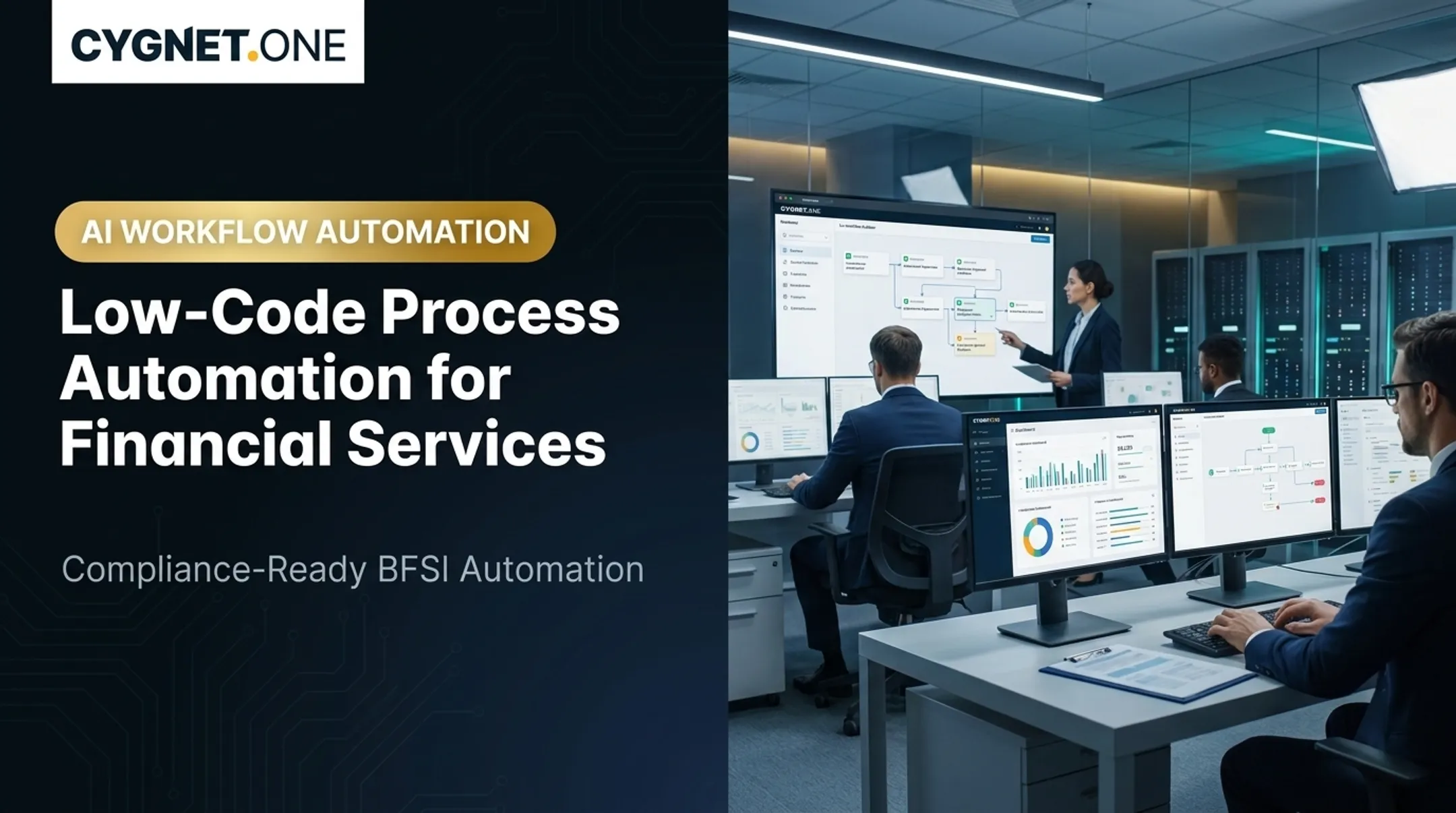 Low-Code Process Automation for Financial Services