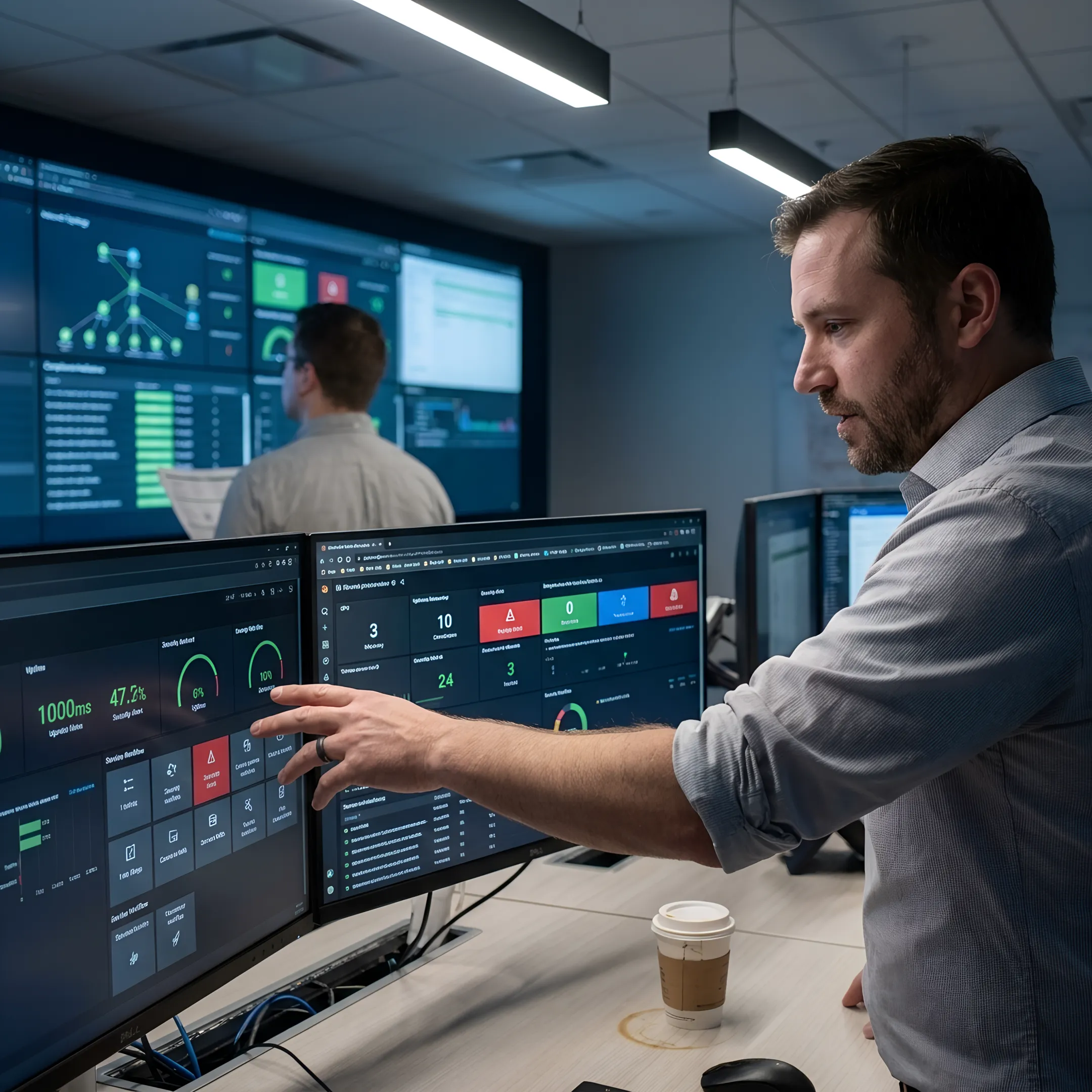 Enterprise application management operations dashboard