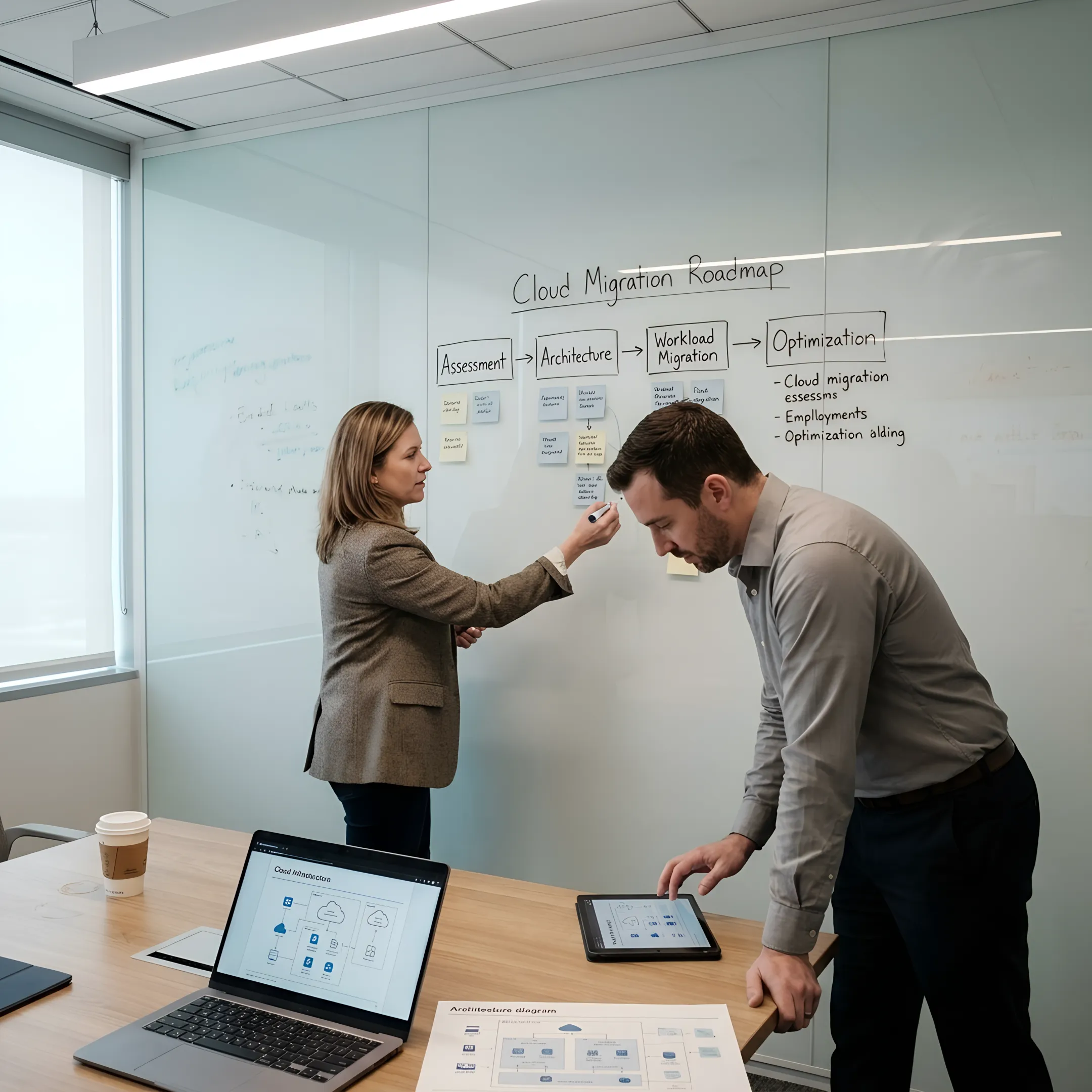 Cloud migration roadmap and deployment process