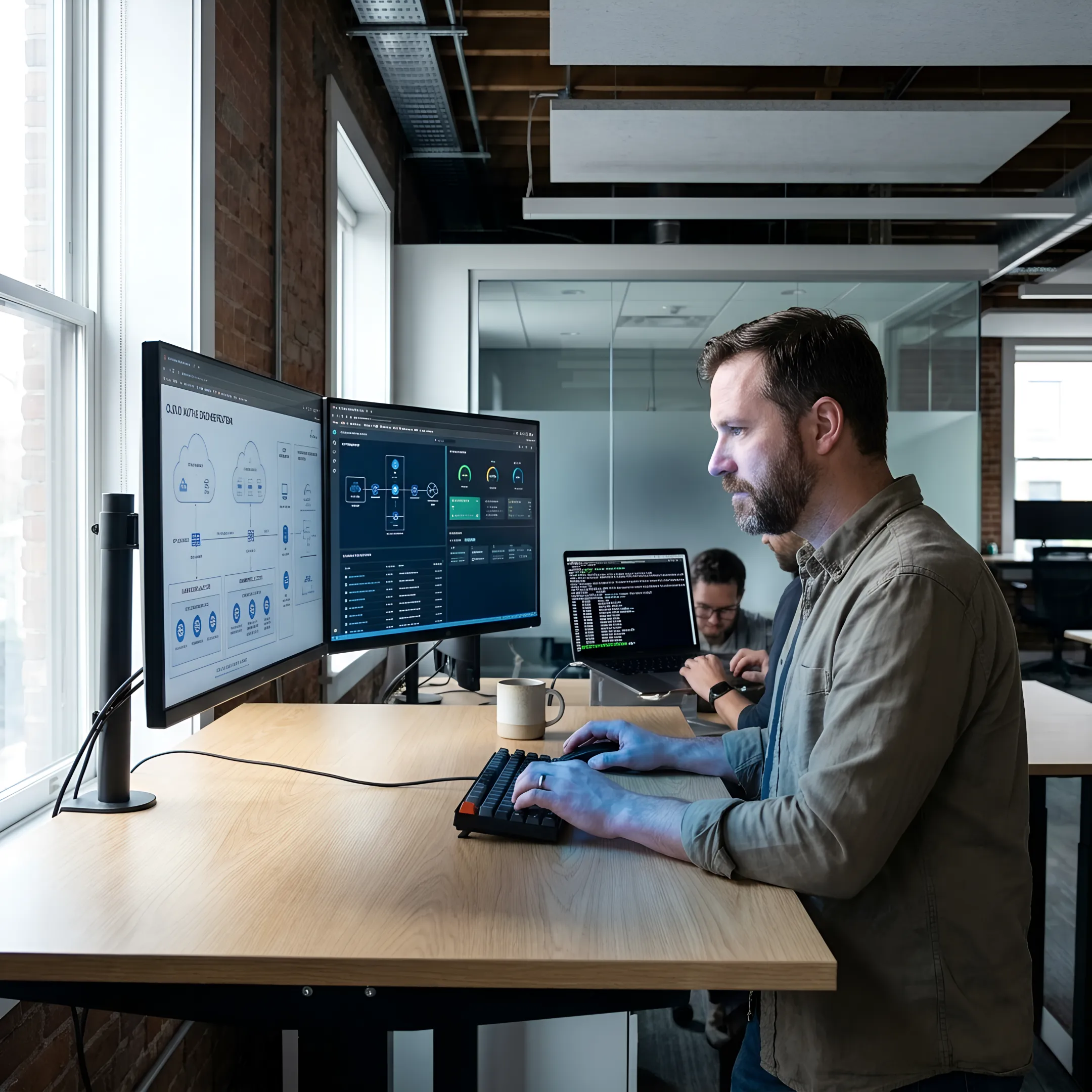 Modern enterprise application development team