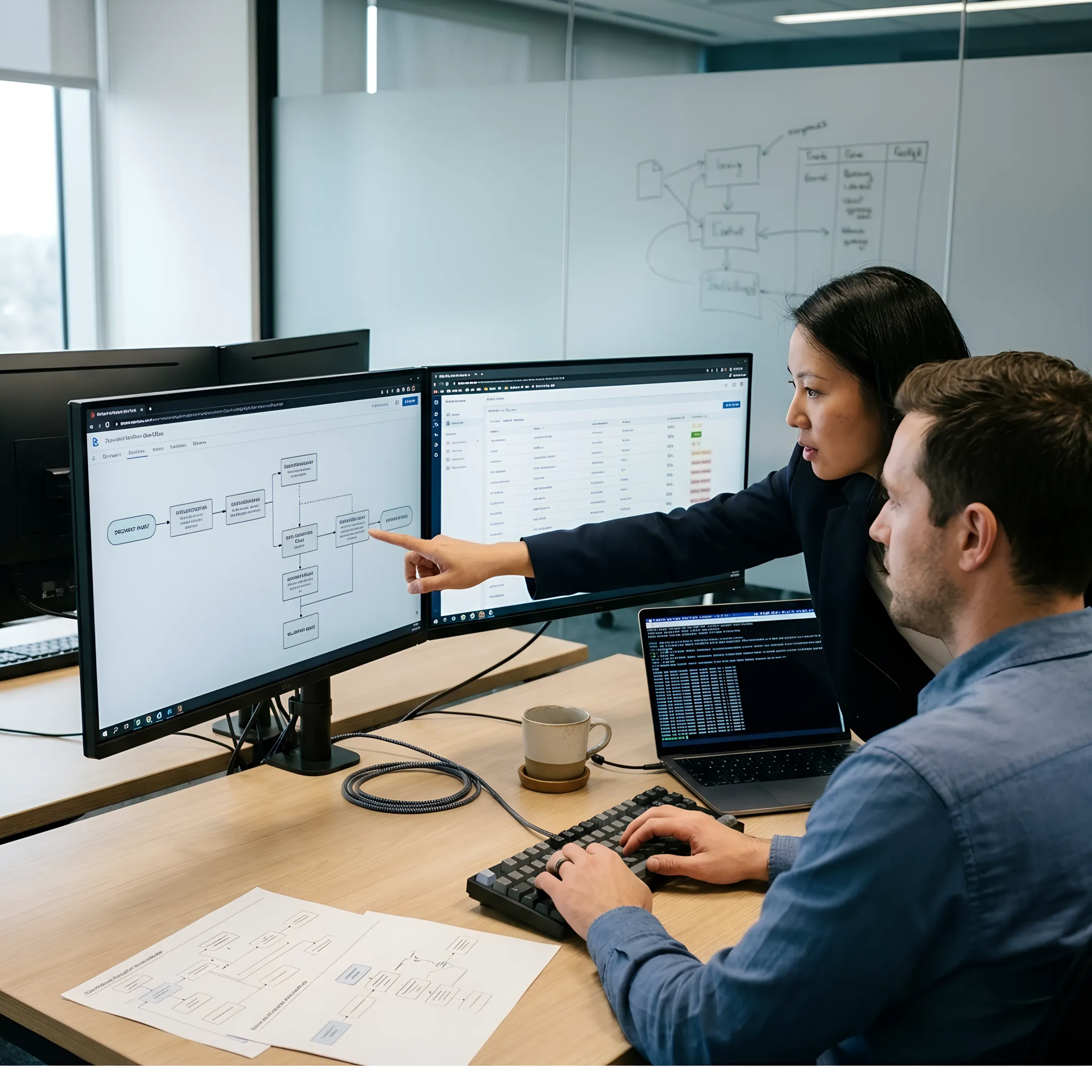Team implementing IDP workflow automation