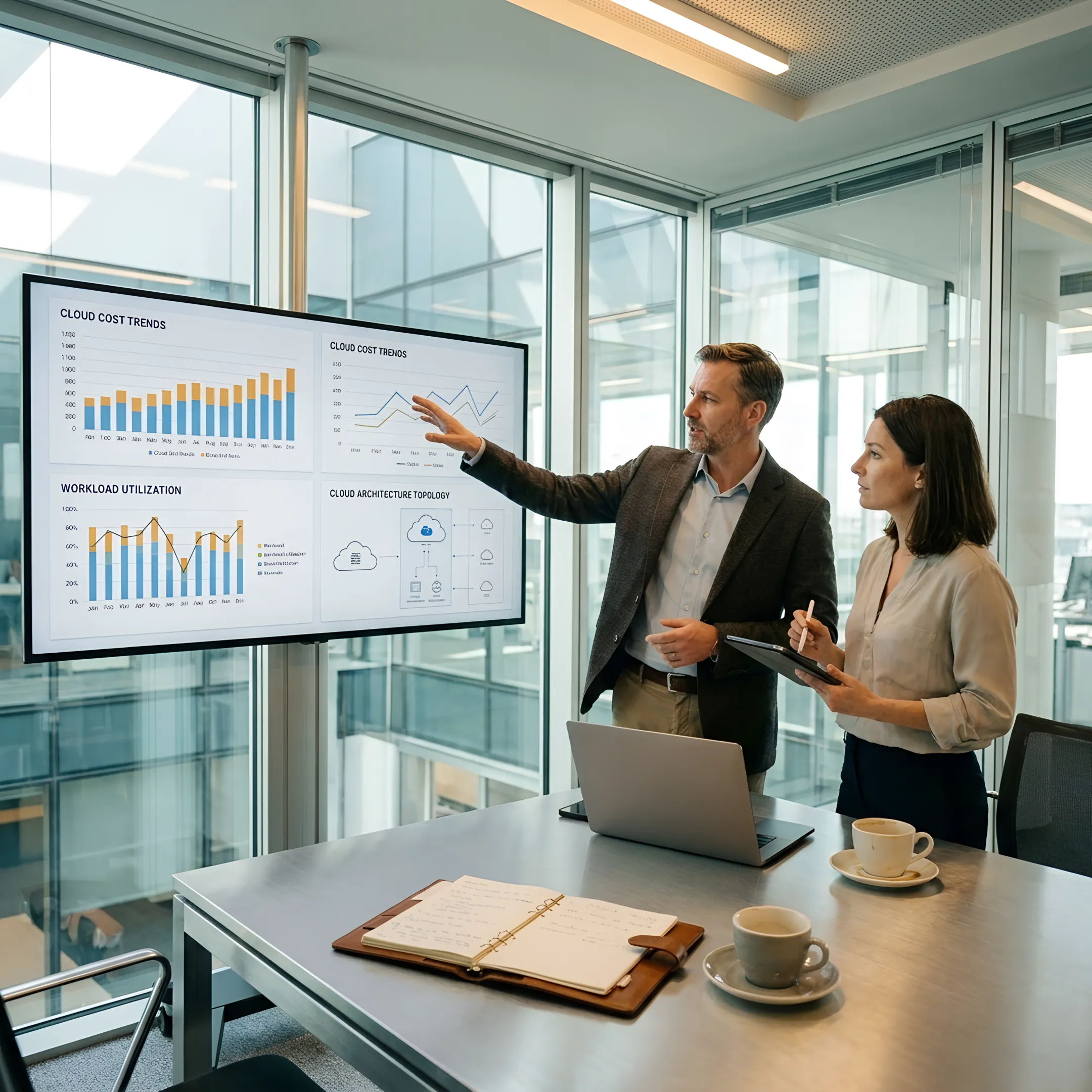 Cloud cost optimization dashboard and consultants