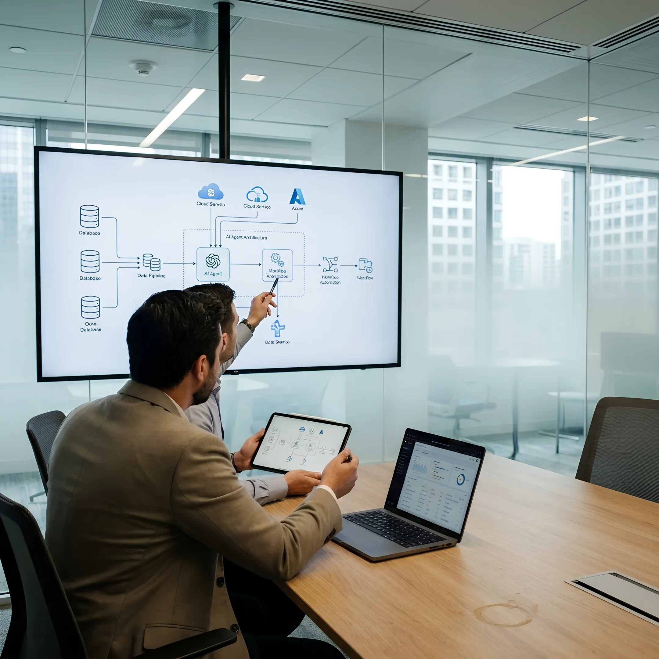 AI agent solution integrated with enterprise systems