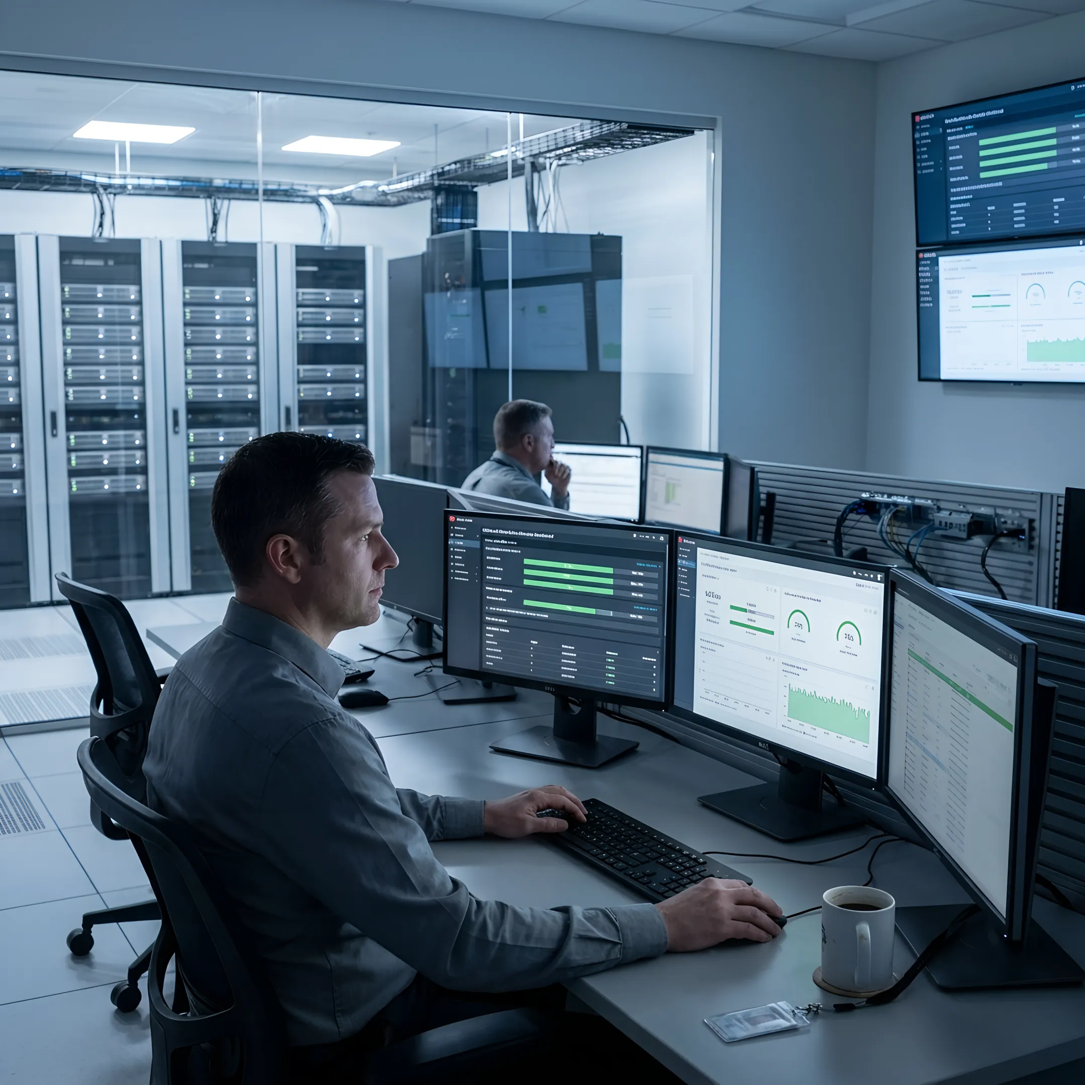 Financial data backup dashboard
