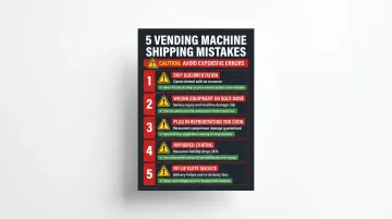 Five most common vending machine shipping mistakes and how to avoid them