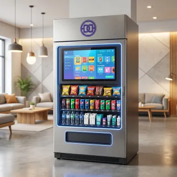 Student housing vending machine with touchscreen