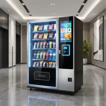 Smart vending machine with digital touchscreen