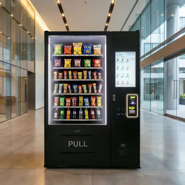 Smart vending machine with touchscreen display
