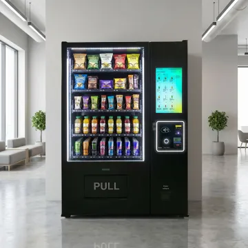Smart self-service vending machine with touchscreen