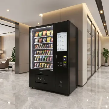 Digital vending machine with touchscreen display