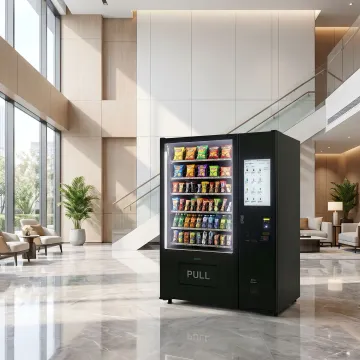 Smart vending machine with touchscreen display