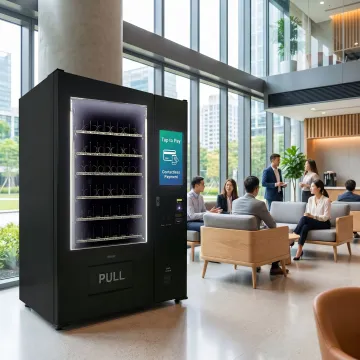 Cashless smart vending solution in a commercial space