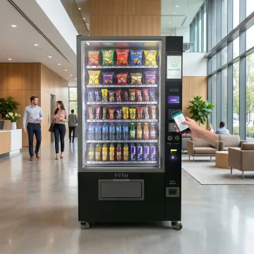 Smart vending machine in a Providence commercial setting