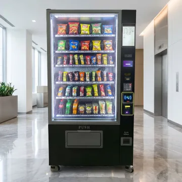 Smart vending machine in a commercial setting