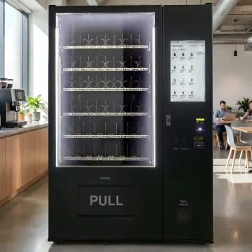 Smart vending machine with digital touchscreen