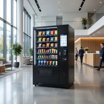 Vending machine placement and setup process