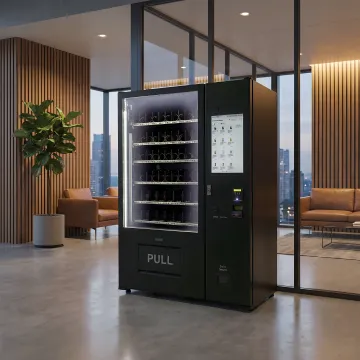 Smart vending machine with touchscreen display