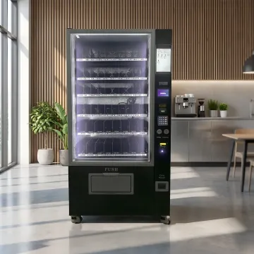 Contactless vending machine in a Leicester commercial setting