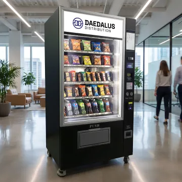 Smart vending machine with touchscreen display