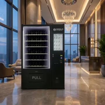 Cashless vending machine in commercial space