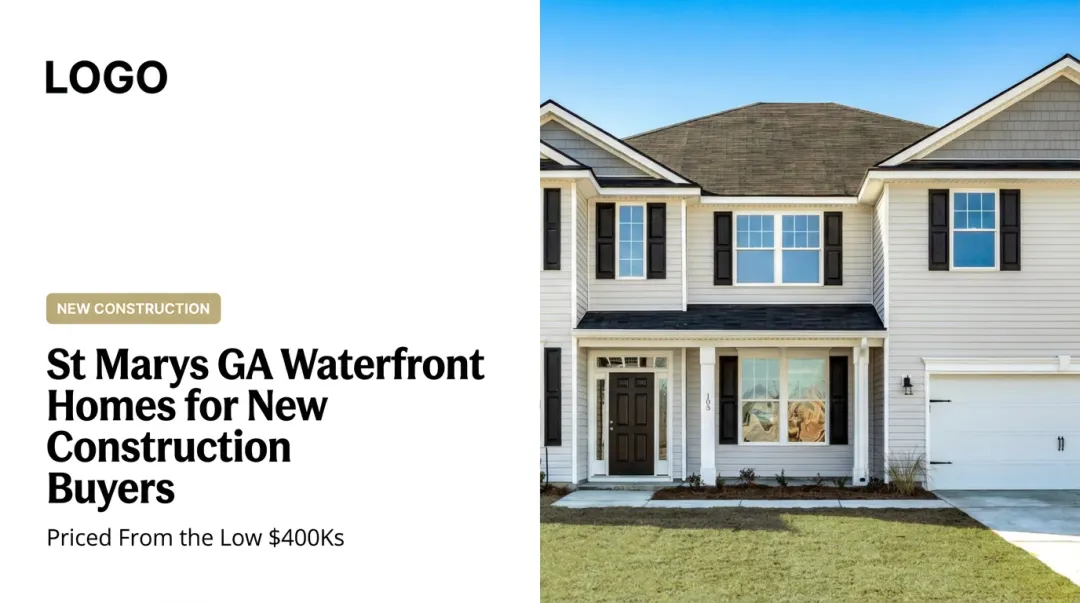 St Marys GA Waterfront Homes for New Construction Buyers