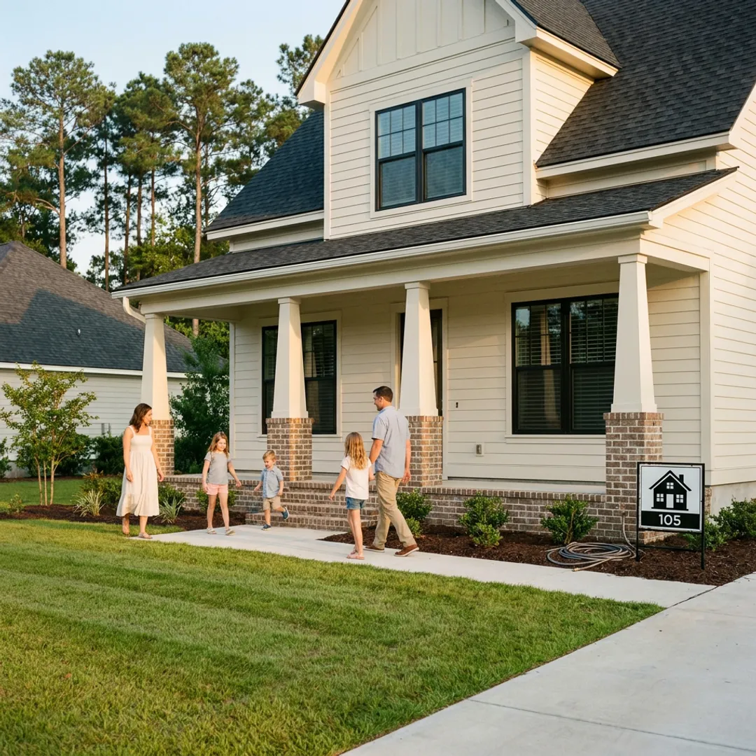 New construction home in coastal Georgia