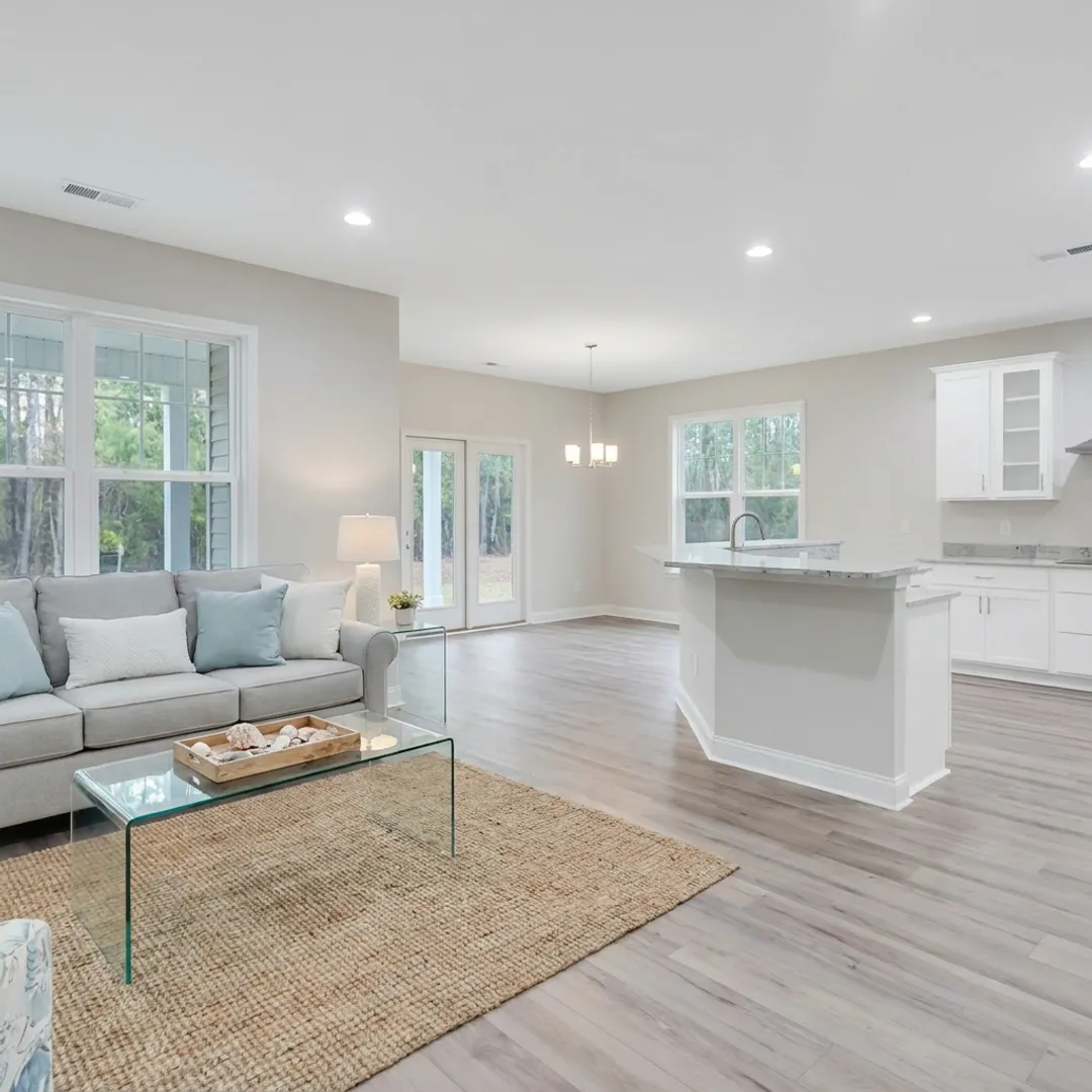 Modern new construction home interior