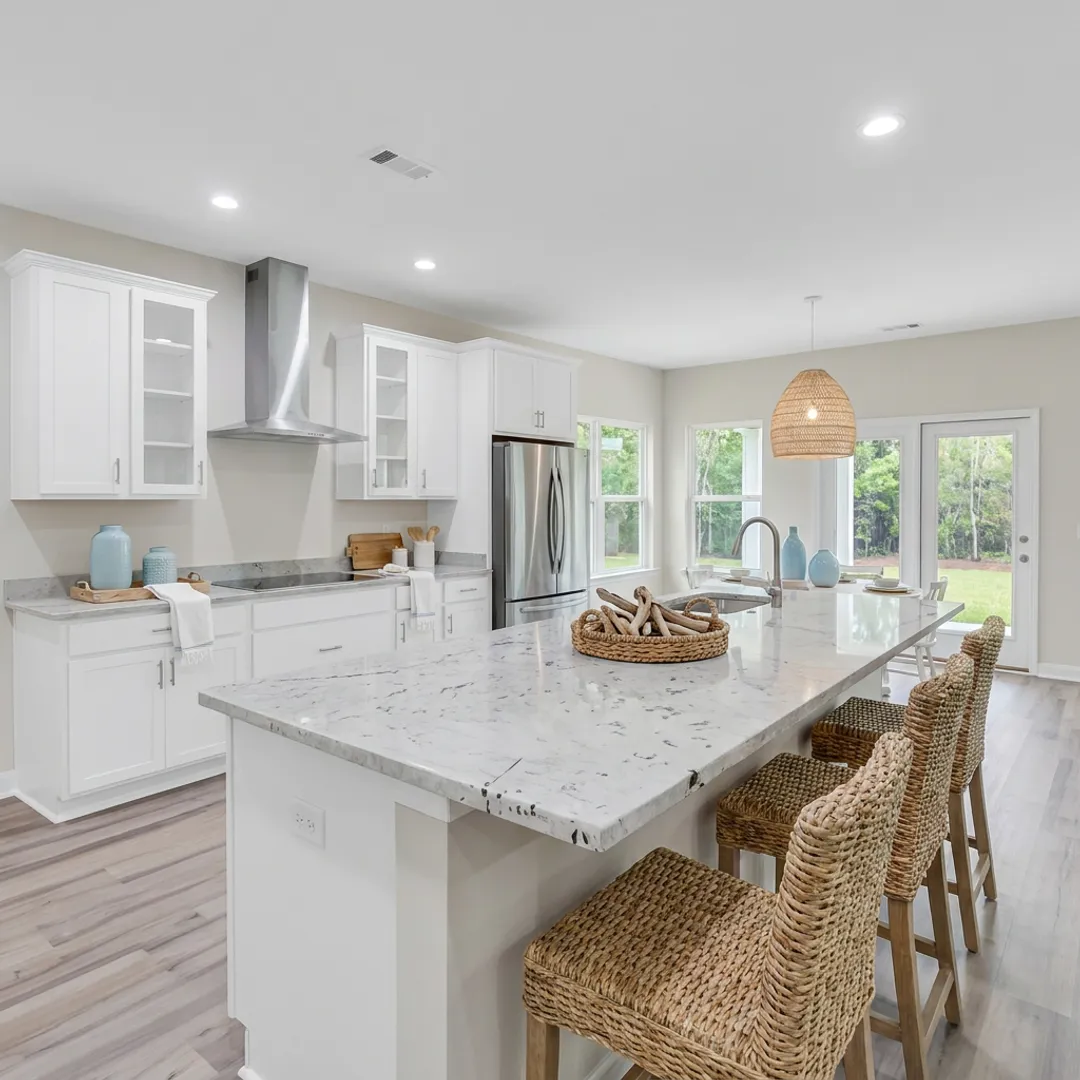 Modern new construction home interior