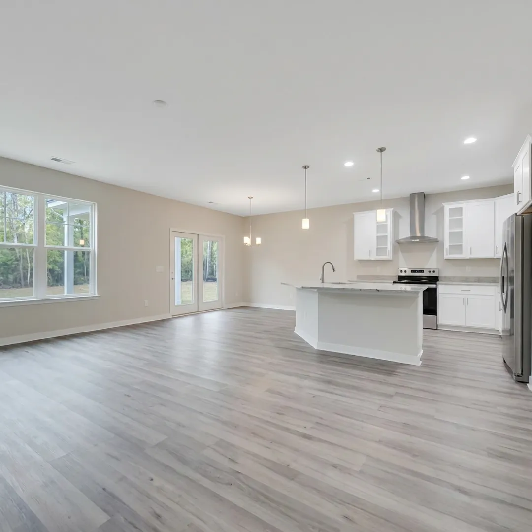 Modern Smith Family Homes kitchen and living area
