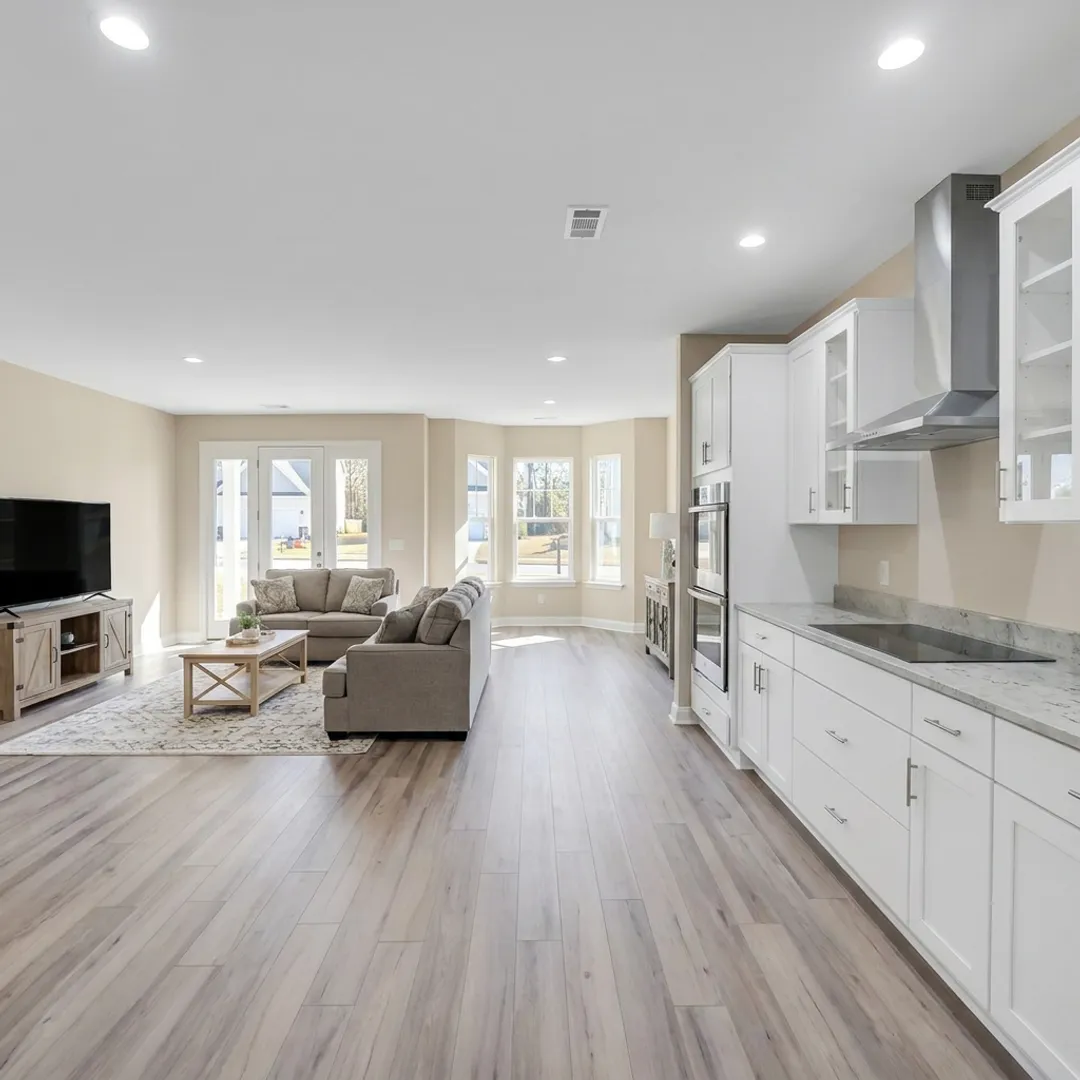 Modern new construction home interior in coastal Georgia
