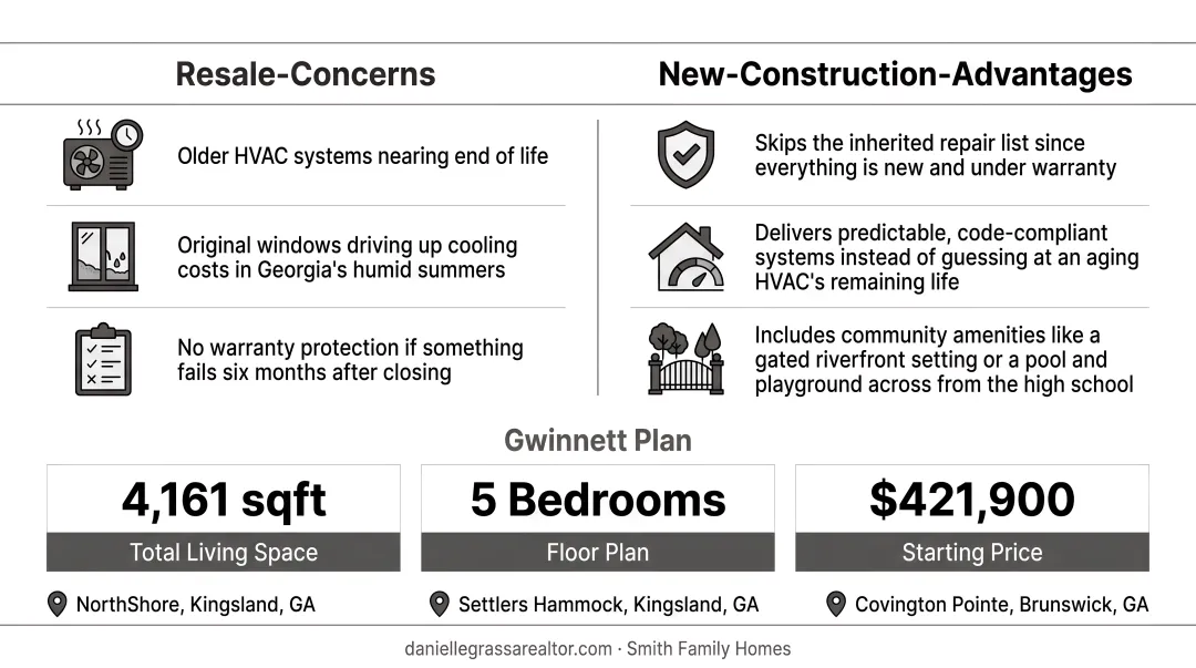 Smith Family Homes Gwinnett Plan new construction community with pool and gated amenities